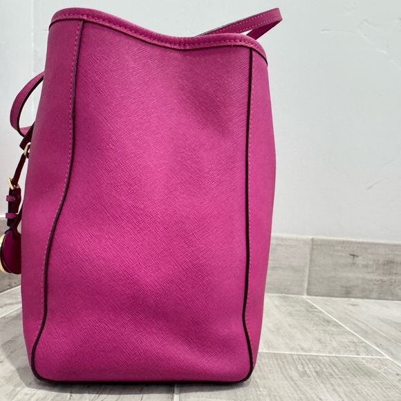 Michael Kors Fuschia Pink Purse - Picture 7 of 16